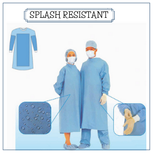 Splash resistant