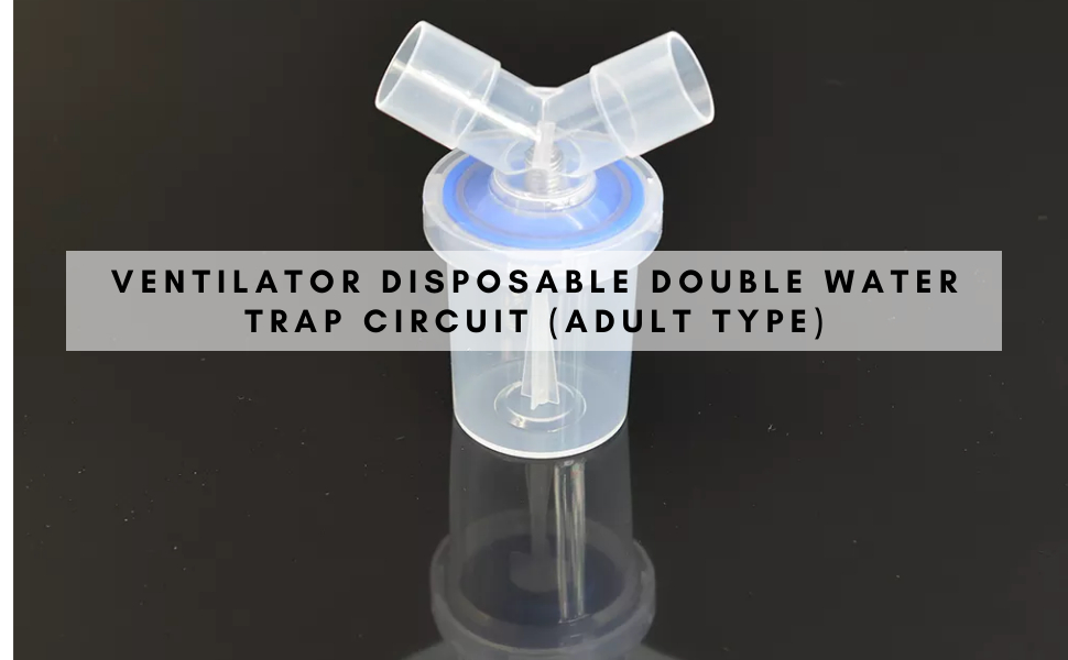 Ventilator Disposable Double Water Trap Circuit (Adult Type)