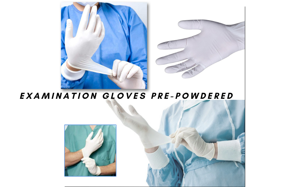 pre powdered gloves