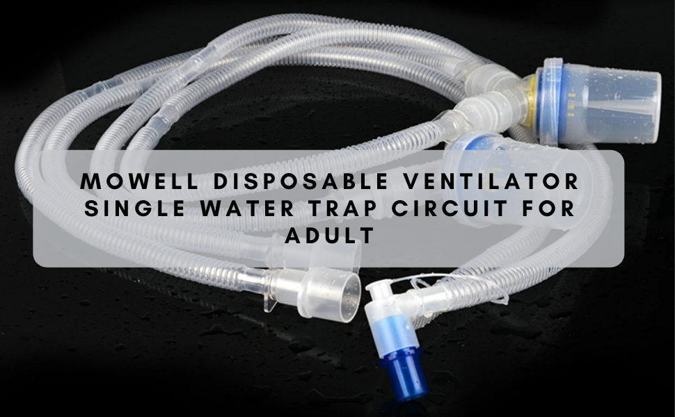 Mowell Disposable Ventilator Single Water Trap Circuit For Adult